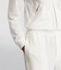 Waffle-Knit Elasticated-Waist Trousers