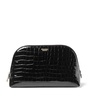 Large Croc-Embossed Wash Bag