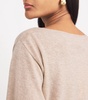 Wool-Cashmere Boat-Neck Sweater