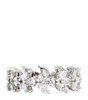 White Gold and Diamond Lotus Ring