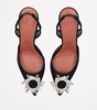 Mesh Begum Slingback Pumps 70