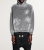 Cotton Distressed Logo Hoodie
