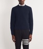 Virgin Wool Washed Piqué Sweater