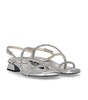 Ash Isla Silver Mid-Heeled Sandal