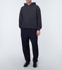 Logo cotton-blend hoodie