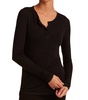 breakers henley top in black
