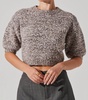 collette boucle sweater in ash pink