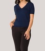 vida knit tee in navy