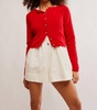 sydney shrunken cardi in atlas red