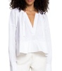 serena blouse in white
