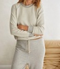 ziggy sweater in heather grey