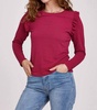 camden top in cranberry