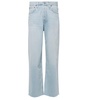 ren high-rise wide-leg jeans in smash