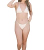 palm bikini top in dotted pink