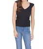 aven cami top in jet black