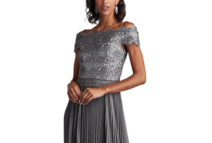 Women's Bode Sequin Embroidered Lace and Tulle Gown