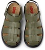 Green Leather Men's Sandals.