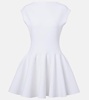 Pleated minidress