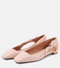 Very Bow Tie leather ballet flats