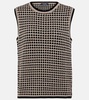 Fleres patterned cotton sweater vest