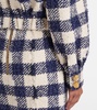 Checked tweed jacket