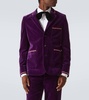 Showcase cotton velvet suit jacket