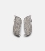 Celeste Small 18kt white gold earrings with diamonds