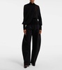 Draped georgette blouse