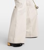 Oboli cotton and linen wide-leg pants
