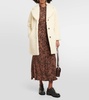 Nicolette cotton and wool coat
