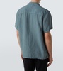 Linen bowling shirt
