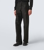 Cotton straight pants