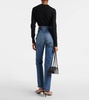 High-rise slim jeans