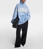 Tape Type cotton fleece hoodie
