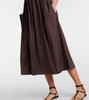 Stelvio cotton-blend midi dress