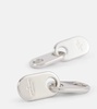 Chain Lock logo drop earrings