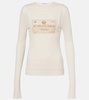 Logo printed layered top