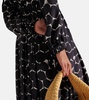 Urbania printed silk maxi dress