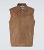 Suede vest