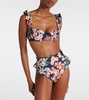 Kiwi Danza floral bikini top