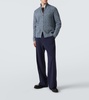 Regent cable-knit cashmere zip-up sweater