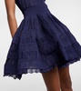 Ribbed-knit minidress