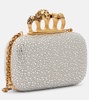 Skull Knuckle embellished clutch