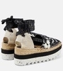 Gaia faux leather espadrille sandals