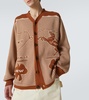 Buckaroo striped cotton cardigan