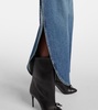 Petal high-rise barrel-leg jeans
