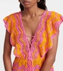 Melissa crocheted cotton minidress