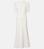 Satin midi dress