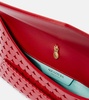 Amourose patent leather clutch