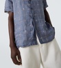 Printed linen shirt